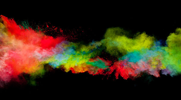 colored dust