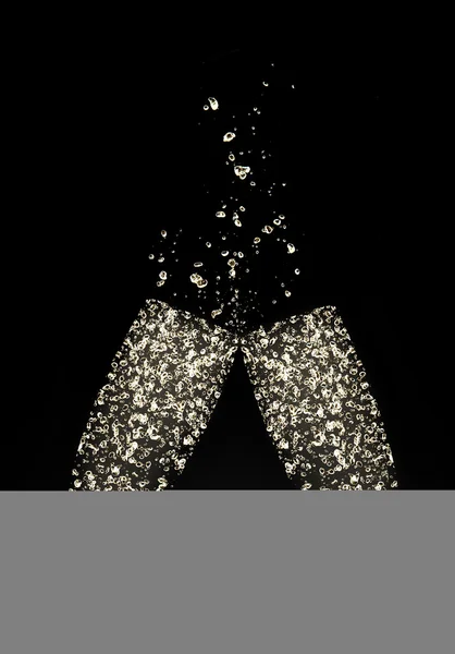 Champagne glasses — Stock Photo, Image