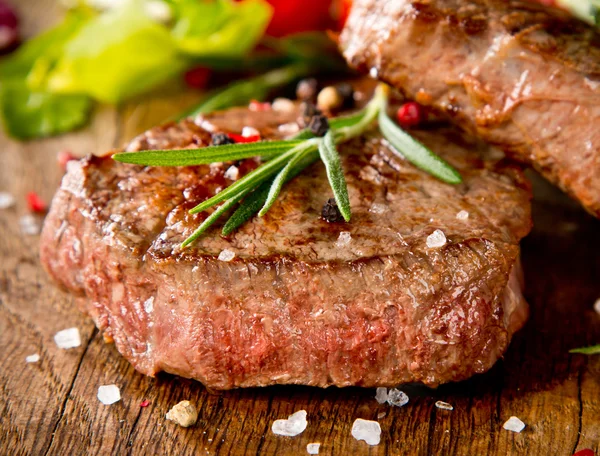 Beef steaks — Stock Photo, Image