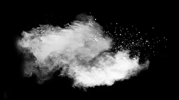 Biały pył — Zdjęcie stockowe
