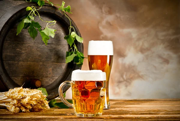 Bier stilleven — Stockfoto