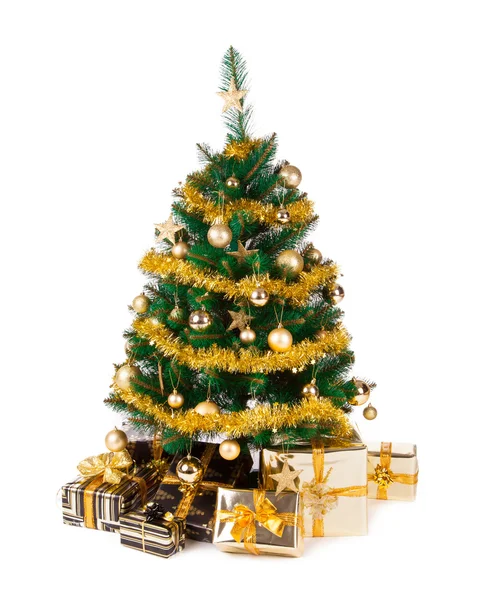 Christmas tree on white background — Stock Photo, Image