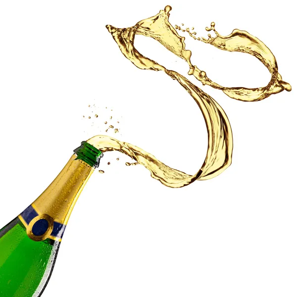 Salpicadura de champán — Foto de Stock