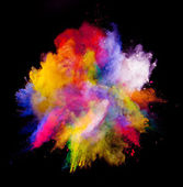 colored dust