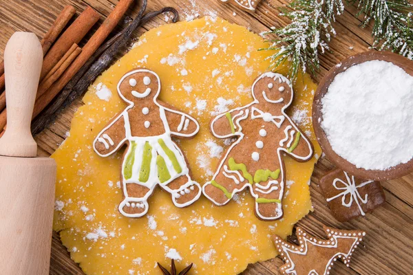 Geleneksel gingerbread dought — Stok fotoğraf