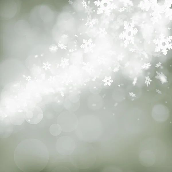 Fond abstrait avec flocons de neige — Photo