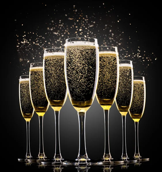 Kieliszki szampana — Zdjęcie stockowe