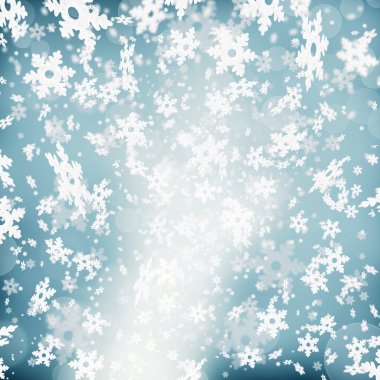 Kar taneleriyle soyut arkaplan