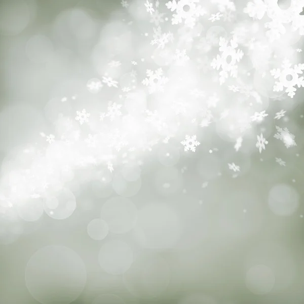 Abstrakcyjne tło z płatkami śniegu — Zdjęcie stockowe