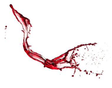 kırmızı şarap splash