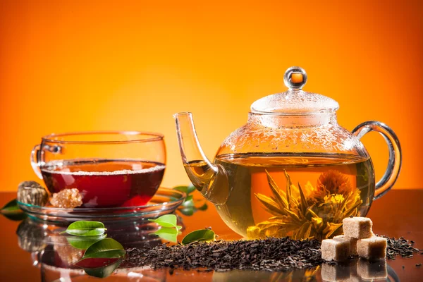 Цветущий чай — стоковое фото