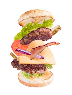Hamburger concept clipart