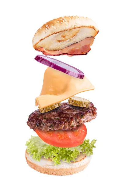 Hamburger kavramı — Stok fotoğraf