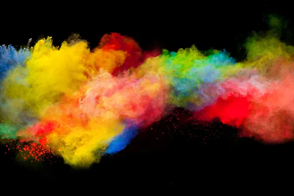 Polvo de color — Foto de Stock