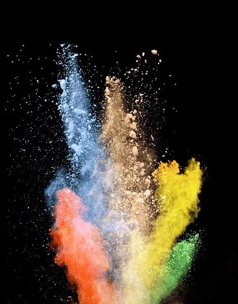 Цветная пыль — стоковое фото
