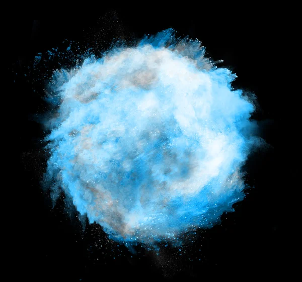 Blue dust sphere — Stock Photo, Image