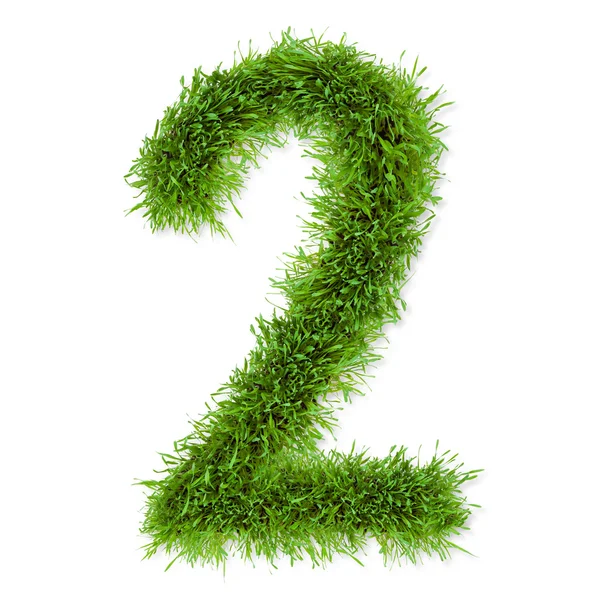 Grass number — Stock Photo, Image