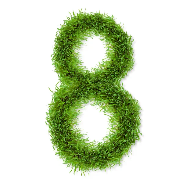 Numărul de iarbă — Fotografie, imagine de stoc