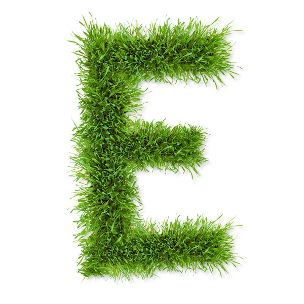 Grass letter — Stock Photo, Image