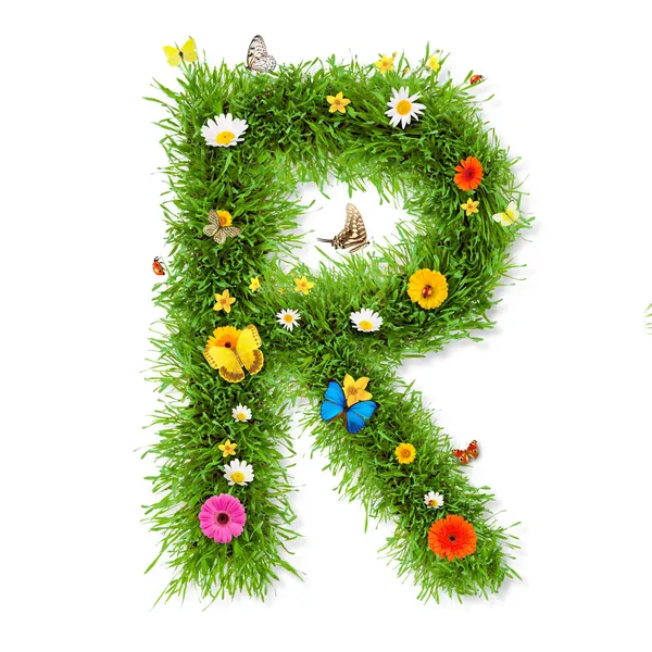 Spring letter "R" Stock Image