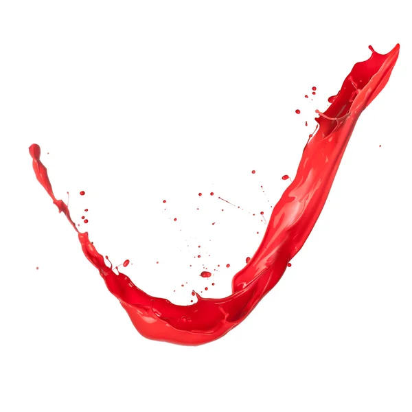 Red splash — Stock Photo, Image