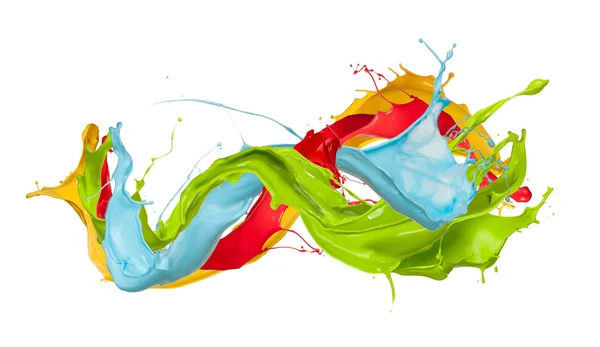 Colored splashes — Stock Photo, Image