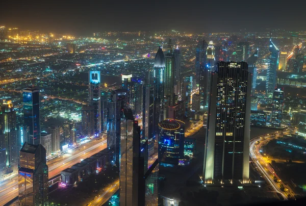 Vista aérea desde Burj Khalifa, Dubai, SAE —  Fotos de Stock