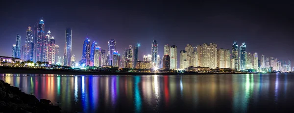 Marina skyscrapers in Dubai, SAE — Stock Photo, Image