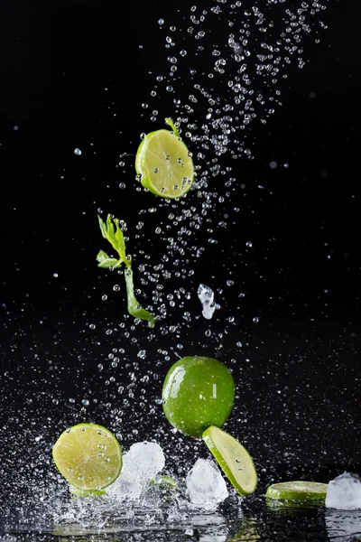 Taze meyve hareket dondurmak — Stok fotoğraf