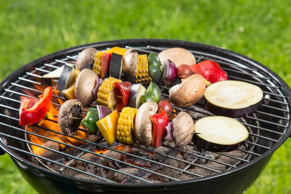 Parrilla en jardín — Foto de Stock