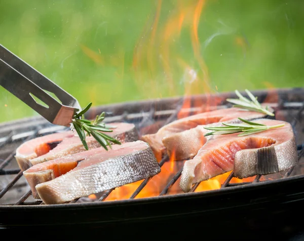 Grilled skewer — Stock Photo, Image