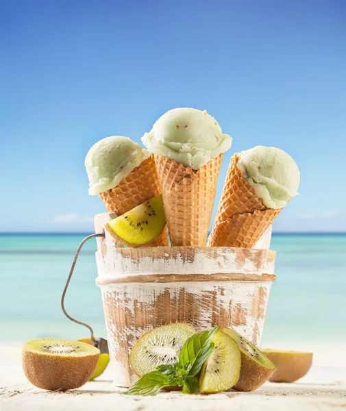 水果冰淇淋 — 图库照片