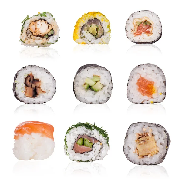 Kolekcja sushi — Zdjęcie stockowe