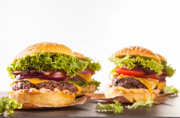 Hamburger freschi — Foto Stock