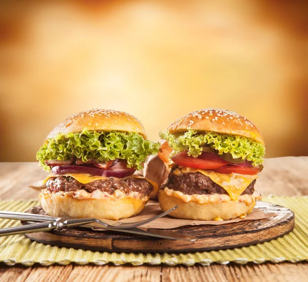 Hambuger freschi — Foto Stock