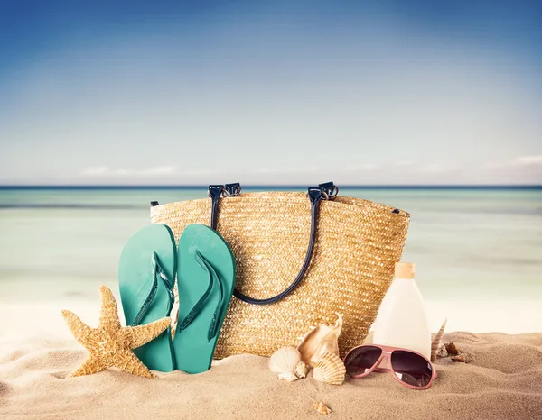 Sommar strand — Stockfoto