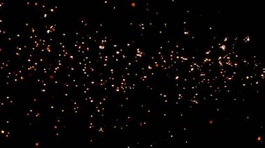 Siyah arka planda izole edilmiş havai fişeklerin süper yavaş çekimi. Yüksek hızlı sinema kamerası, 1000 fps..