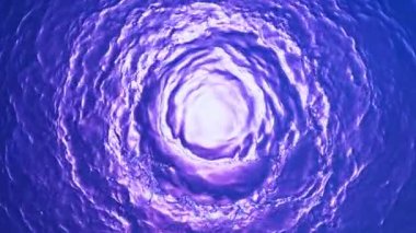 Renkli su hortumunun süper yavaş çekimi. Yüksek hızlı sinema kamerası, 1000 fps..