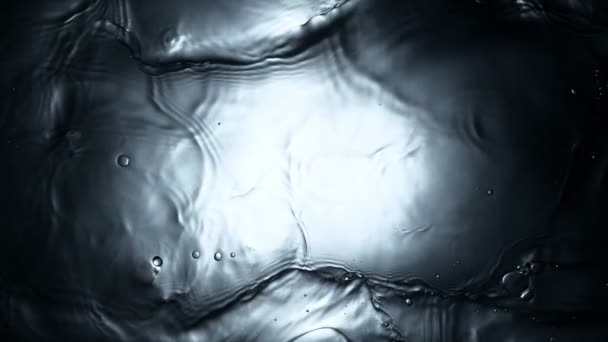 波状形状で水表面を混合の超スローモーション 高速フィルムカメラで撮影しました — ストック動画