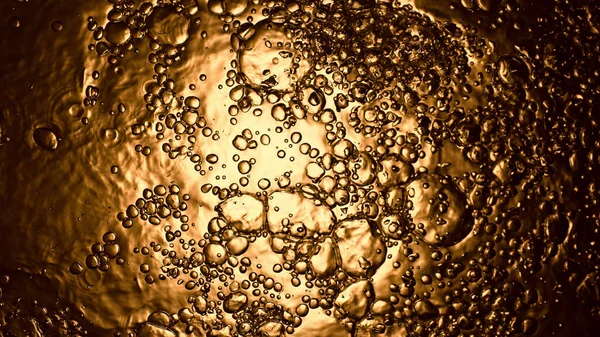 Płynny Złoty Plusk Tekstury Abstrakcyjne Napoje Tła Whisky Rum Koniak — Zdjęcie stockowe
