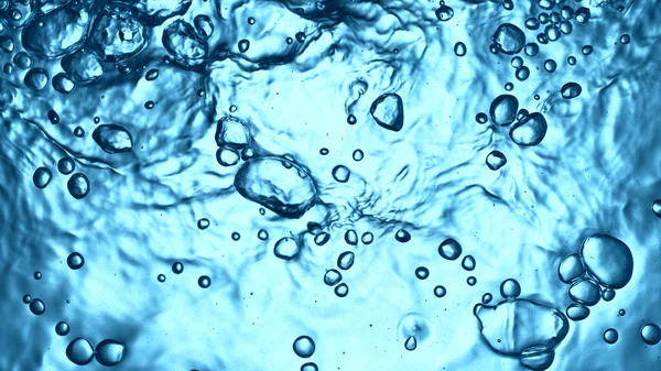 Texture Splashing Water Surface Top Shot Abstract Beverage Background Freeze — Stockfoto