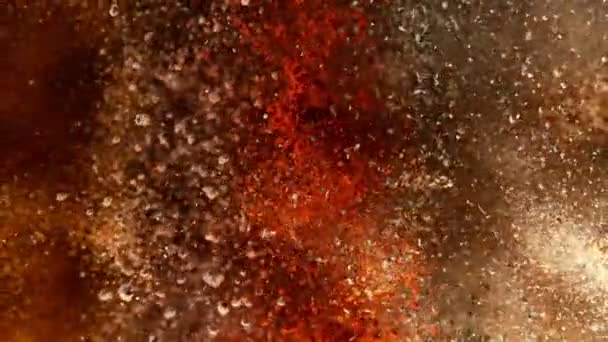 Super Slow Motion Exploding Spices Mix Filmed High Speed Cinema — Stock video