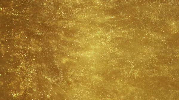 金色在水中闪耀 抽象的背景 奢华风格背景 — 图库照片