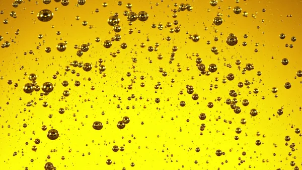 Detail Der Ölblasen Makroaufnahme Abstrakter Hintergrund — Stockfoto