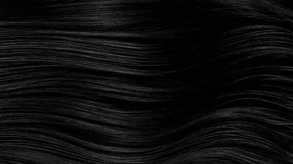 Closeup Luxurious Straight Glossy Black Hair Abstract Background Stock Image