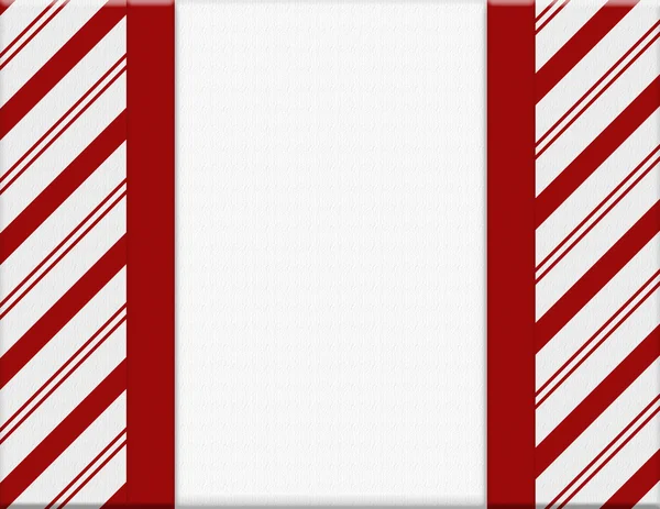 Red and White Christmas Frame for your message or invitation — Stock Photo, Image