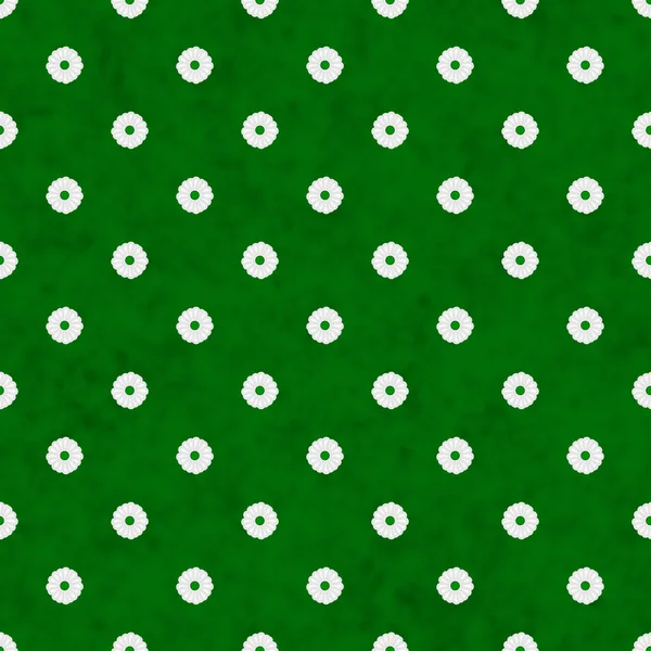 Dark Green Flower Fabric Background — Stock Photo, Image