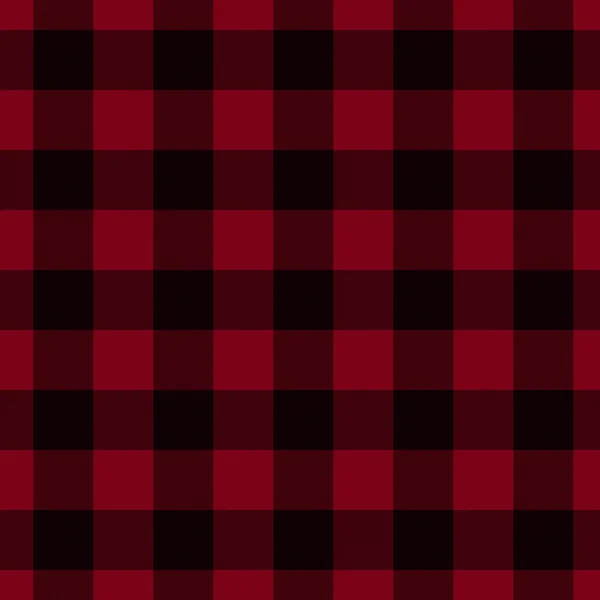 Red and Black Plaid Fabric Background — Stock Photo, Image