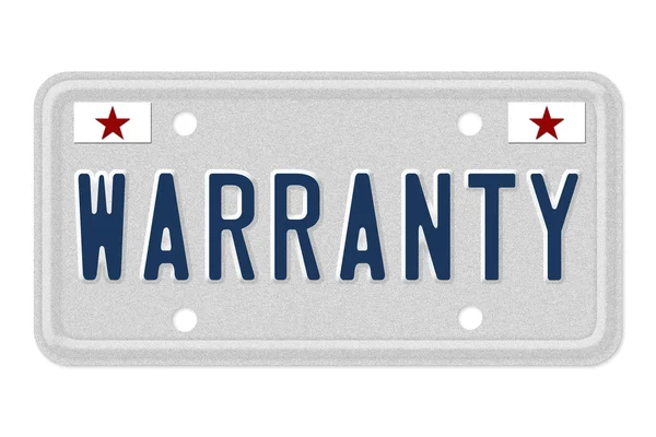 Getting a car warranty — Stock Photo, Image