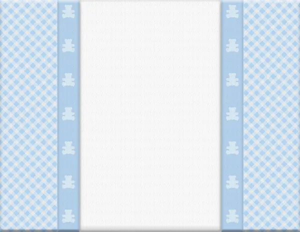 Blue checkered celebration frame for your message or invitation — Stock Photo, Image